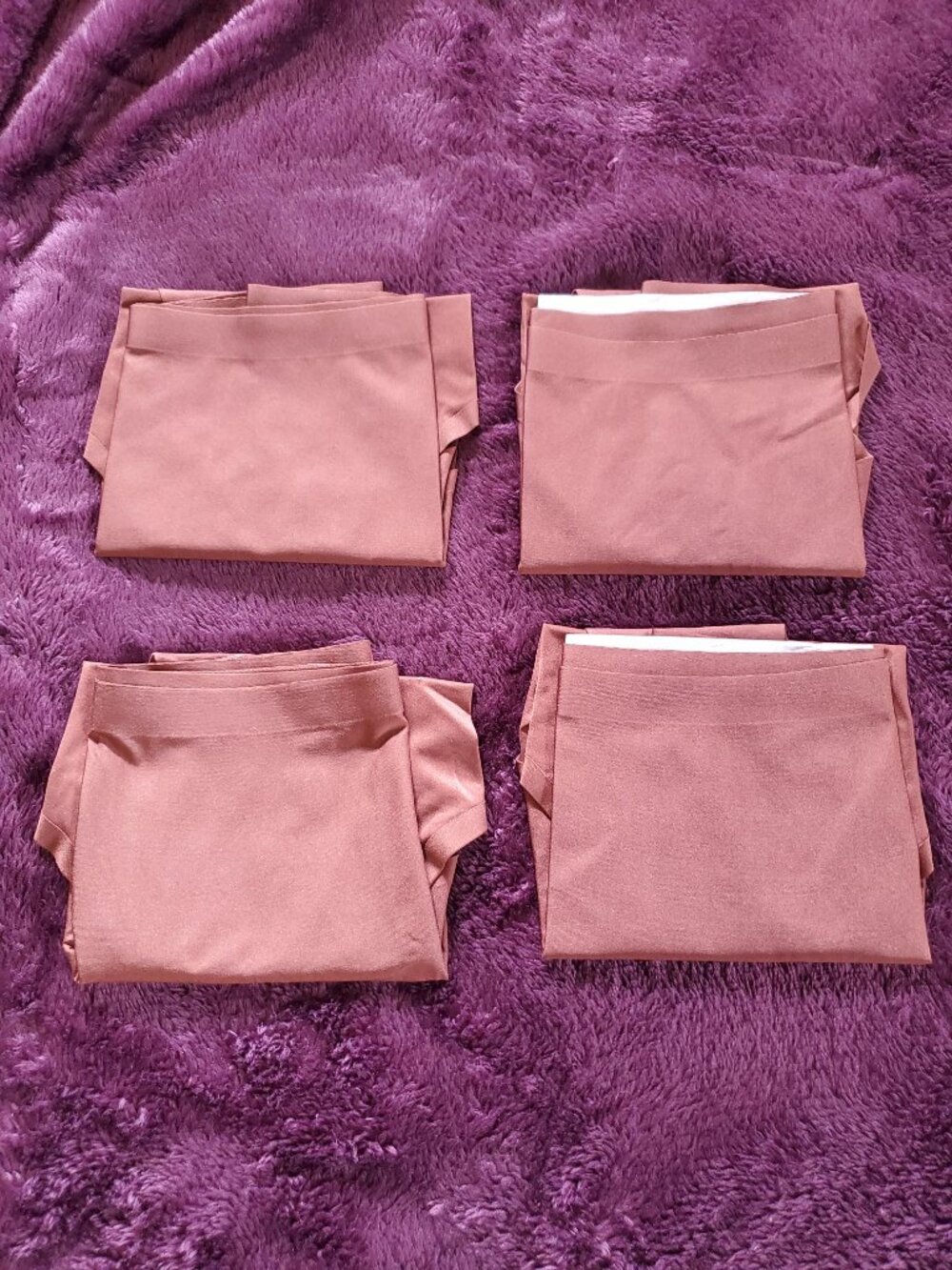 NWT TrueKind Seamless Stretch Mid-Waist Brief - 16-24, 4 pack - brown